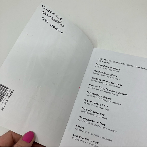 R. L. Stine Book The Haunting Hour Chills in the Dead of the Night - Picture 3 of 3